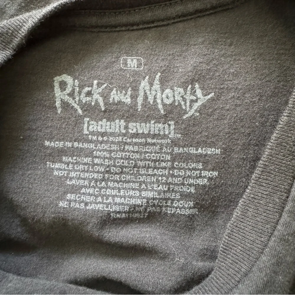 Adult Swim Rick and Morty Graphic T-Shirt Size Medium - Picture 5 of 5